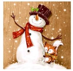 Cherry Snowman - Napkins