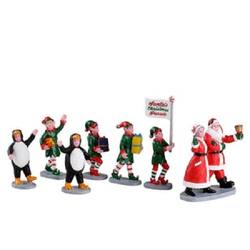 Santa's Elf Parade  -  Set of 7