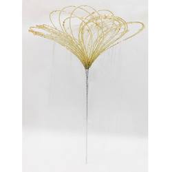 Glass Beaded Pick - Soft Gold / Champagne