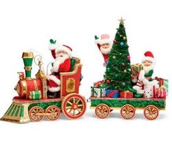 Santa in Train with carriage