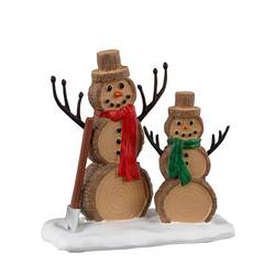 Log  Snowmen