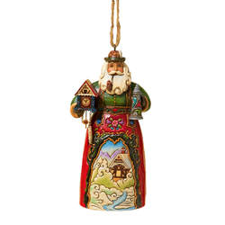 German Santa Hanging Ornament