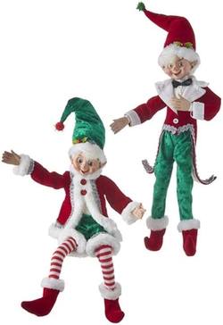 Poseable Elf- Country Kitchmas-2 assorted