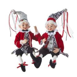 Poseable Elf - Red. Black & White