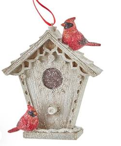 Cardinal Birdhouse decoration