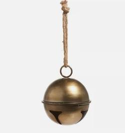 Jingle Bell Antique Gold Bell