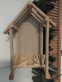 Nativity Creche Stable - Wooden