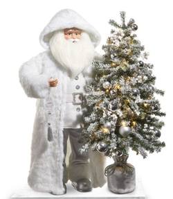 Arctic Winter  White Santa- LED