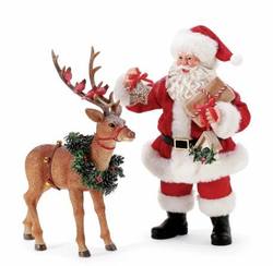 Santa - Reindeer And Friends