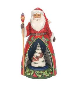 Santa Statue Rotating Diorama