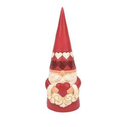 Red Gnome With Heart