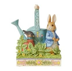 Peter Rabbit With Watering Can - Caught in Mr. McGregor’s Garden