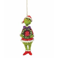 Grinch with Wreath decoration