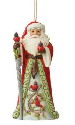 Santa with Cardinals - NO BOX SPECIAL