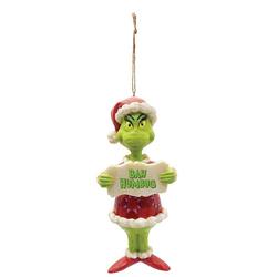 Grinch Bah Humbug Hanging Ornament