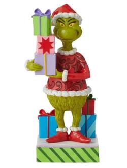 Grinch Holding Presents