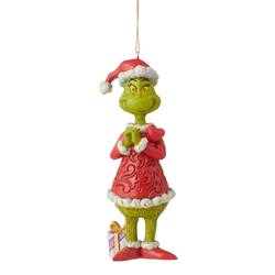 Grinch Blinking Heart Hanging Ornament