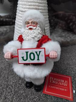 Mini Santa Peace/Joy Flip Sign