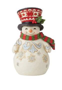 Snowman with Large Hat