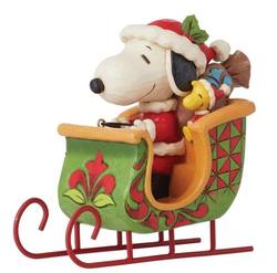 Snoopy & Woodstock in Sleigh