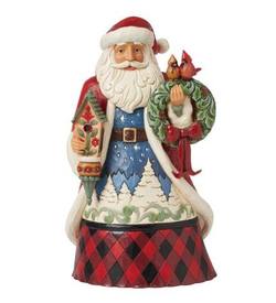 Highland Santa with Wreath