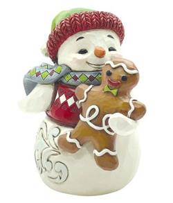 Snowman with Gingerbread- mini