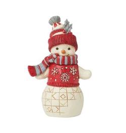 Nordic Snowman with Scarf