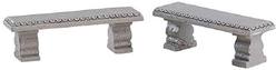 Plaza Bench - Set of 2