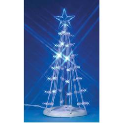 Lighted Silhouette  Tree -  Blue - 6"