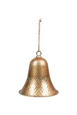 Antique Gold Diamond Texture Bell