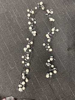 White Ball Garland