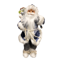 Blue/Grey Santa 40cm