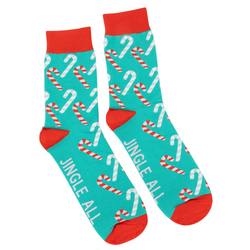 Christmas Candy Canes Socks