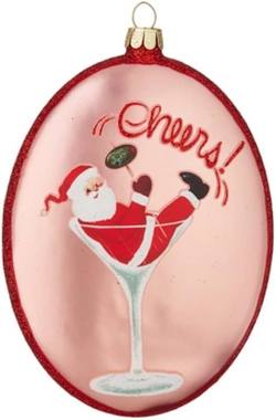 Cheers hanging Disk Ornament