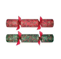 Single Crackers - 12 Inch - Red and Green