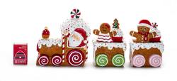 3 Piece Gingerbread Train