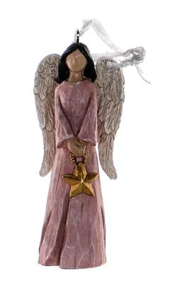 Pink Angel Hanging Ornament