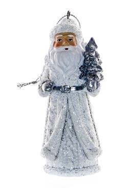 Santa in White Cloak Hanging Ornament