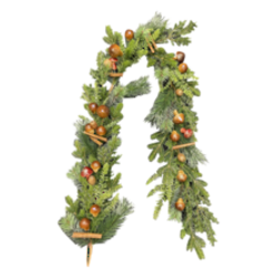 Mushroom Pine Cinnamon Garland