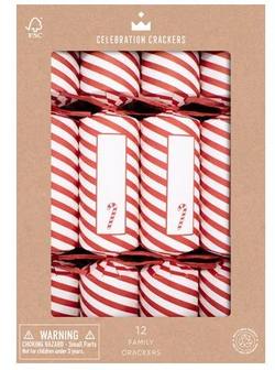 Candy cane Crackers - Box 12