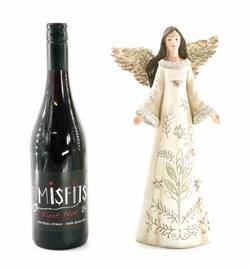 Angel with Gold Filigree Design