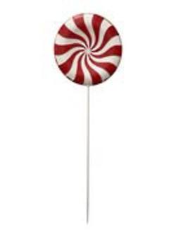 Red Candy Metal Lollipop 110cm
