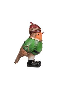 'The Soldier' Bird in Red & Green