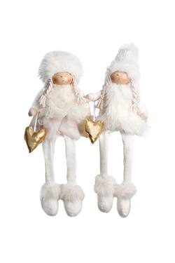 Cinnamon and Sugar Sitting Angels, Set of 2