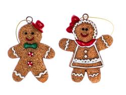 Gingerbread Boy or Girl Hanging Ornament