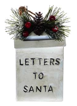 Metal Letterbox Hanging Ornament