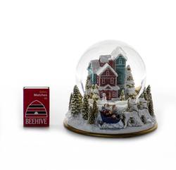 Pastel Village Snowglobe