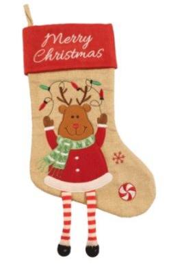 Stocking – Reindeer with Dangling Legs