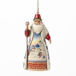 Greek Santa Hanging Ornament