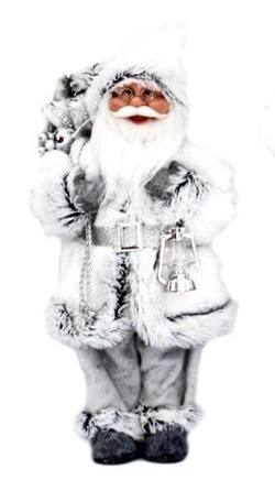 Santa Collection - Soft Silver -  SML 18"